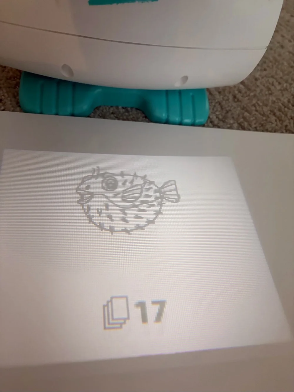 smART sketcher Blue & White Projector Drawing Toy